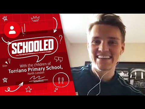 🤣 Our most unpredictable Q&A yet! | Martin Odegaard answers kids' questions | Schooled